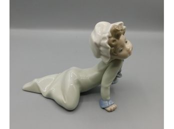 Lladro # 0153 Baby Crawling Porcelain Figurine