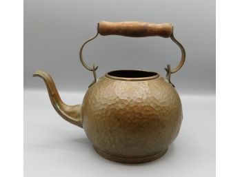Vintage Decorative Copper Teapot With Handle