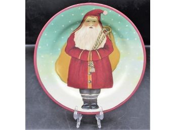 Vintage 1995 Block Father Christmas Gear Plate