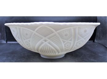 Concord Milk Glass Punch Bowl