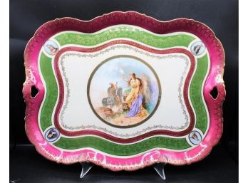 Vintage H&Z Stunning Royal Vienna Serving Platter