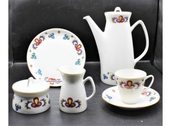 Porsgrund Farmers Rose Norwegian China - 24 Pieces