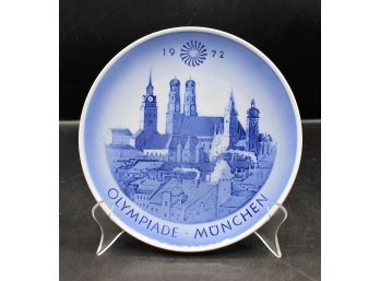 Rare 1972 Olympiade Munchen Royal Copenhagen Plate