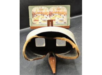 Antique Patd 1897 Stereoscope With Cards Vintage Stereoscope Antique Stereoscope