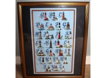 Lovely Cross Stitch Lighthouse Alphabet Of Different Provenience Lighthouses -