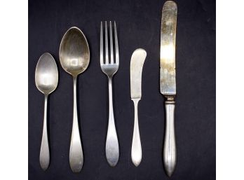 Gorham Co New York Set Of Sterling Silver Silverware Set - 35 Total Pieces
