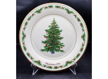 Lenox 'christmas Trees Around The World Plate' Germany Annual Limited Edition - Christmas 1991