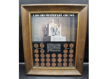 Framed Lincoln Memorial Coin Set