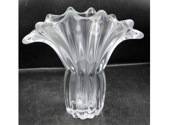 Rare Glass Fan Vase