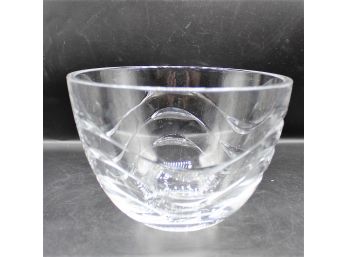 Vintage Decorative Glass Bowl - Wave Design