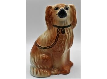 Vintage Staffordshire Inspired Ceramic Spaniel Hound