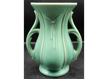 McCoy Pottery Handled Ceramic Mid Century Modern Vase