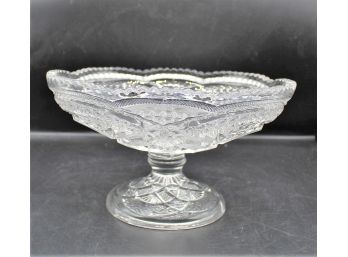 Stunning Cut Glass Pedestal Fruit Bowl / Centerpiece
