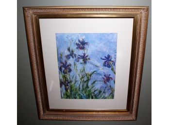 Claude Monet 'Iris Mauves' Art Print