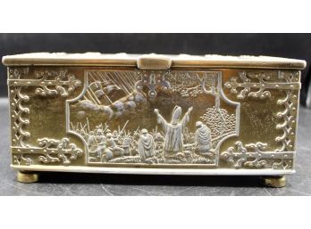 Anno 1219 Bronze Box / Copenhagen Iron Art - The Battle Of Lyndanisse
