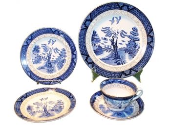 Rare Double Phoenix  Nikko Ironstone Dinnerware Set - 34 Pieces