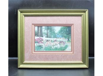 The Homestead - Framed And Signed Carmel Foret