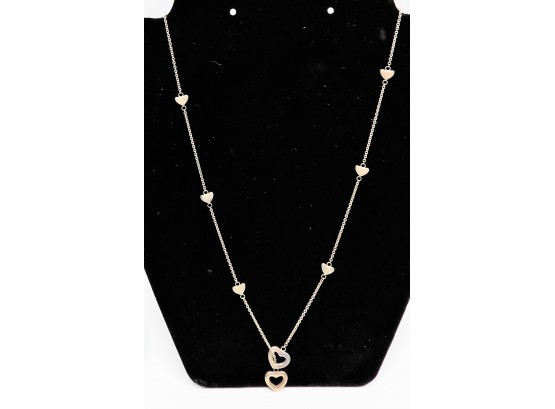 Tiffany & Co. Multi-heart Sterling Silver Necklace