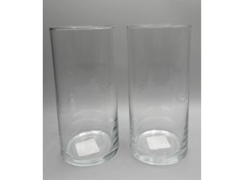 Glass Cylinder Vases Set Of 12