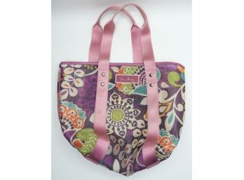 Vera Bradley Floral Mesh Tote Bag
