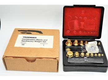 Troemner Combination Metric & Apothecary Weight Set