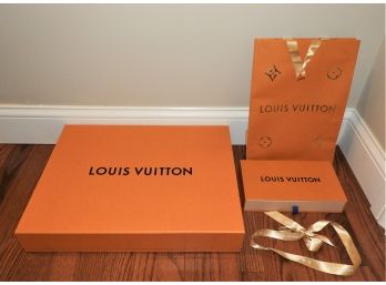 Louis Vuitton Set Of 2 Boxes And Gift Bag