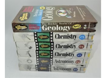 The Standard Deviants VHS Set Of 6-  Chemistry, Astronomy, Geology
