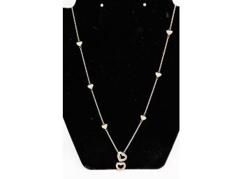 Tiffany & Co. Multi-heart Sterling Silver Necklace