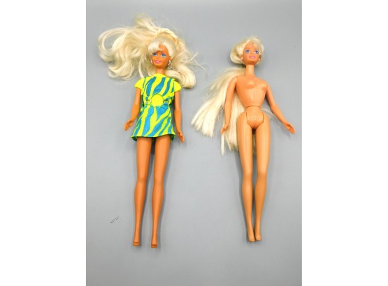 Vintage Pair Of 1966 Barbie Dolls
