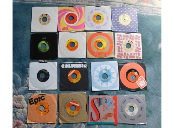 Large Assorted Lot Of Size 45 Records
