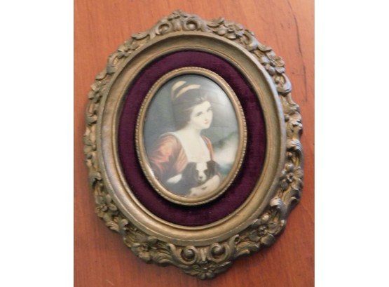 A Cameo Creation By George Romney - 'lady Hamilton' Hanging Artwork