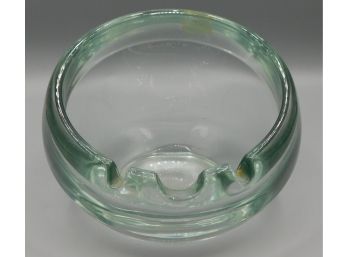 Vintage Viking - Hand Made Clear Glass Ashtray