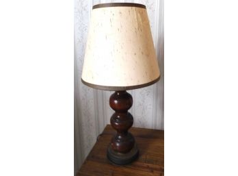 Lovely Table Lamp With Sturdy Wooden Base