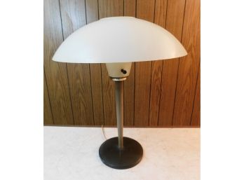 Lovely Table Lamp With Dome Shaped Shade