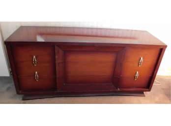 Classic Mid-Century West Michigan Furniture Co - Long 9 Drawer Dresser - Mid Century Hollywood Regency Set
