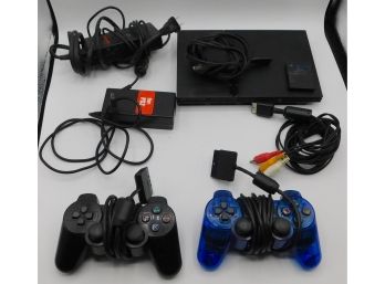 Sony PlayStation 2 With Two Controllers