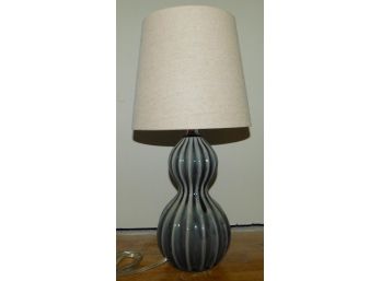 Striped Glass Table Lamp