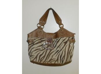 Guess Zebra Striped Handbag