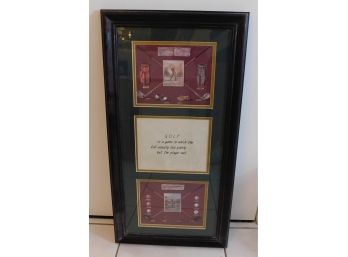 Golf Is A Game In Which The Ball Usually Lies Poorly But The Player Well Framed Collage Print