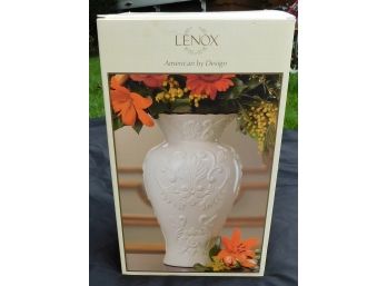 Lenox Large Georgian Ivory Porcelain Embossed Vase