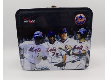 New York Mets David Wright Metal Lunchbox Verizon