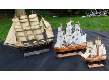Set Of Decorative Model Ships