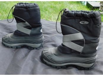 Thermolite Black Winter Boots - Size 6