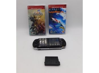 Sony PSP With Two Games & Battery Pack