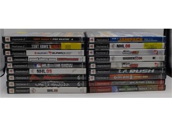 Playstation 2 Assorted Lot Of Video Games
