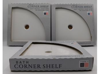 Bath Corner Shelf Set - Set Of Three