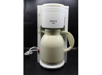Gevalia Carafe Thermal 8 Cup Karafe Coffee Maker White Model KA-865MW