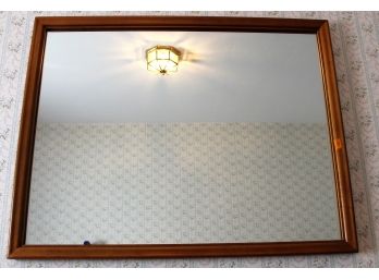 Mid Century Forest Solid Maple Wall Mirror