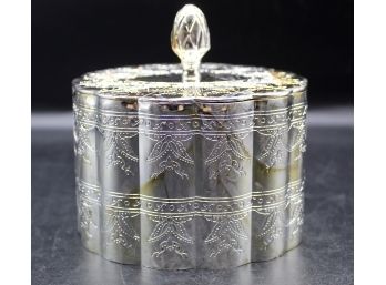Bloomingdales Antique Reproduction Silver-plated Jewelry Box