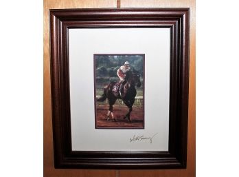 Ruffian Race Horse Print Signed Celeste Susany